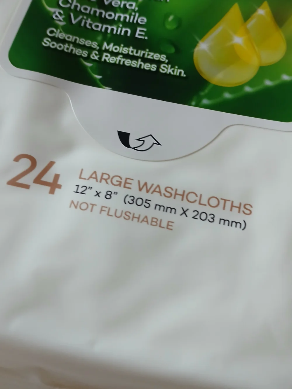 💚 Yardley London Disposable Washcloths - Lemon Scent 24 Pk